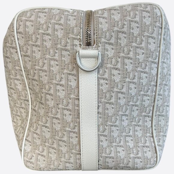 Dior White Oblique Lingot 50 Duffle Bag - Picture 4 of 7